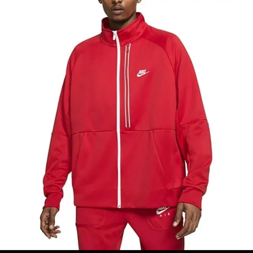 Men’s nike red track jacket.
